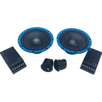 Tweeter dhe crossover të përfshira në set për të plotësuar sistemin audio dhe përmirësuar daljen muzikore.